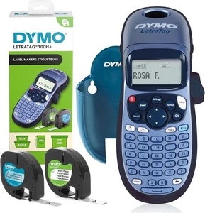 NEW DYMO LetraTag LT-100H Label Maker Handheld Kit + 2 Tapes + Wall Mount - Picture 1 of 8