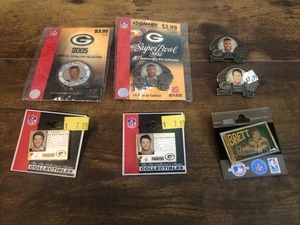 Vintage NFL Green Bay Packers Pin Lot - Faces - Brett Favre, Reggie White - Picture 1 of 6
