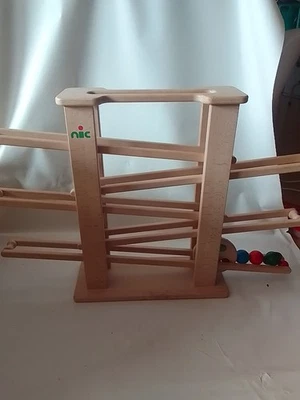 nic Kugelbahn holz Ca 45 Cm Hoch  - Bild 1 von 4