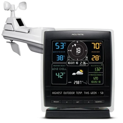 Iris (5-in-1) Wireless Home Weather Station with Indoor/Outdoor Thermometer, and - Image 1 of 4