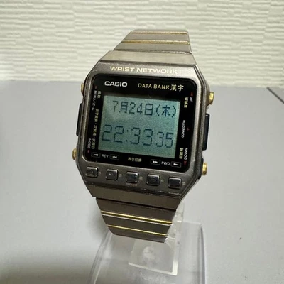 Casio Databank Kanji DKW100 Vintage Digital Reloj de Pulsera Hombre Edición C... - Imagen 1 de 4