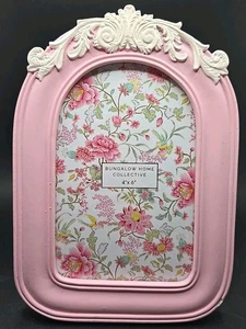 Neuer rosa verzierter Rahmen für 4”x6” Bilderrahmen Neu Antik Stil - Bild 1 von 7