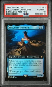 2025 MTG Final Fantasy Extended Art Foil Lulu, Stern Guardian #0143 PSA 10 - Picture 1 of 2