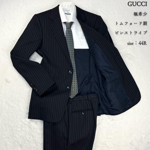 Rarissima tuta gessato Tom Ford Gucci 44R
