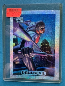 1994 Fleer Marvel Masterpieces Limited Edition Holofoil Daredevil #3 Art - Imagen 1 de 2