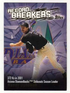 2003 Topps Record Breakers S1 #RJ Randy Johnson Diamondbacks BV$2.50 Insert - Picture 1 of 1