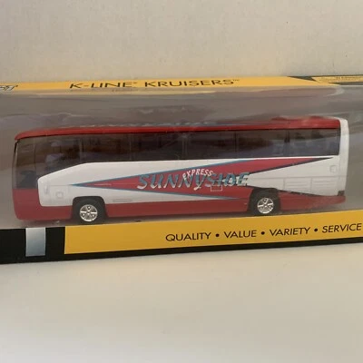 K-LINE KRUISERS DIE CAST CAR MODEL K94446 Sunnyside Express Tour Bus 1:43 - Image 1 of 4