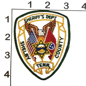 Shelby County Tennessee Sheriff's Patch Department Embroidered Vintage Shoulder - Picture 1 of 1