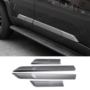 For Toyota Land Cruiser 2024-2026 Silver Grey Body Door Side Molding Cover Trim - Picture 1 of 11