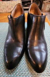 Adrienne Vittadini Women's Black Patent Leather Pump Wedge Shoes Size 8 Great !! - Picture 1 of 9