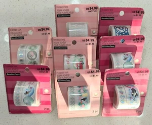 NIP Lot (8) RECOLLECTIONS Planner Washi Tape Scrapbook Stationery Crafts Journal - Picture 1 of 9