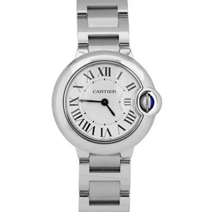 MINT PAPERS Ladies Cartier Ballon Bleu Stainless 28mm Quartz 3009 WSBB0067 BOX - Picture 1 of 10