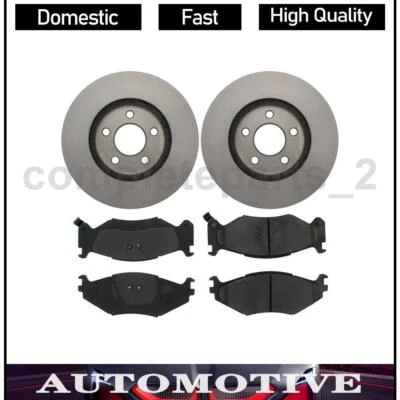 Juego de pastillas de freno delanteras y rotores de freno C-Tek para Plymouth Acclaim 1991 Foto 1 de 4