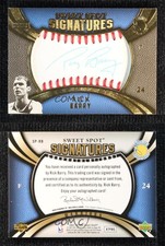 2007 Upper Deck Sweet Shot Spot Signatures Red Stitching /10 Rick Barry Auto HOF