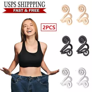 2× Zunis Acupressure Slimming Earrings Non Piercing Acupressure Slimming-Earring - Picture 1 of 21
