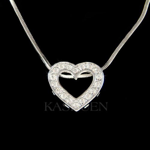 VALENTINO Forma Cuore IN Swarovski Cristallo Valentine Love Della Mamma Giorno Collana