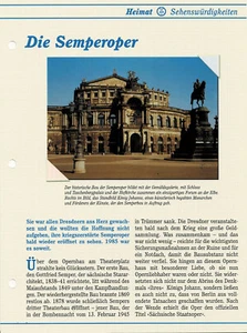 Die Semperoper in Dresden - DDR Infokarte - Bild 1 von 1