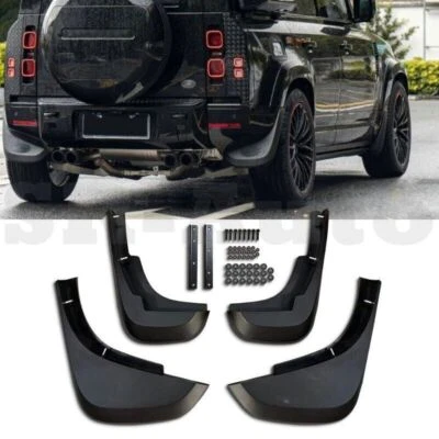 4 Mud Flaps Splash Guards Fender Mudguard for Land Rover Defender 110 2020-2026 - Image 1 of 4