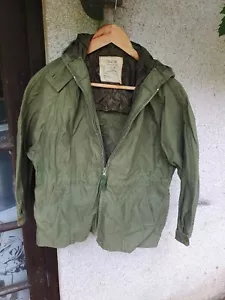 Vestido de trabajo parka vintage genuino del ejército británico para mujer años 60 70 talla 1 - Imagen 1 de 14