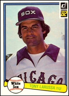 1982 Donruss #319 Tony LaRussa MG - Image 1 of 2