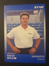 1990 Star Sarasota White Sox Steve Davis #29 Rookie