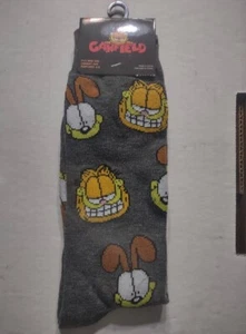 GARFIELD the Cat - Men's crew socks - size 6-12 - NWT - FREE SHIPPING - Picture 1 of 2