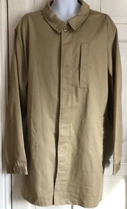 Mens Jacamo Coat Long Trench Coat Camel Size XL New With Tags - Picture 1 of 2