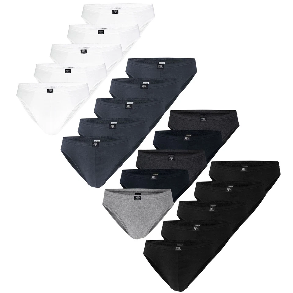 CECEBA Herren Slips Runddosen 100% Baumwolle Unterhosen Unterwäsche | 5 Stück - Bild 1 von 1