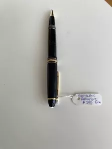 Bolígrafo Montblanc Rollerpoint, negro, quemado en 3 mm de diámetro.Funciona bien.$580 - Imagen 1 de 2