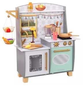New in box KidKraft Fruit Smoothie Fun Play Wooden Kitchen 22 Accessories 3+
