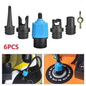 Sup Pump Adapter 4Nozzles Inflatable Boat Air Valve Tire Paddle Board Adaptor UK - Picture 1 of 11