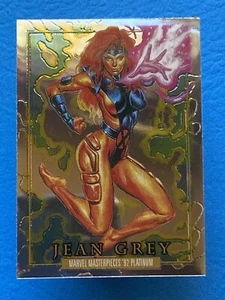2024 Skybox Marvel Masterpieces '92 Platinum Jean Grey #46 - Bild 1 von 2