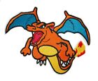 Patch Charizard Pokemon tissu brodé fer à coudre / applique Apx 1,81"X2,09"