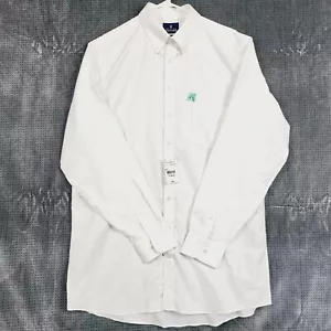Stafford Travel Wrinkle Free Oxford Long Sleeve Shirt Men's 17 36-37 X Tall NEW - Picture 1 of 8