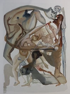 Salvador Dali: Hell 11, Original Woodcut, Divine Comedy, 1960 - Picture 1 of 8