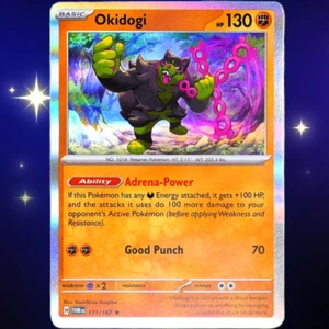 Okidogi - Rare Holo - Pokemon TCG Scarlet & Violet Twilight Masquerade #111/167 - Picture 1 of 3