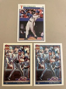 Tom O’Malley ⚾️ New York Mets Baseball Cards ⚾️ 3 Card ⚾️ - Picture 1 of 8