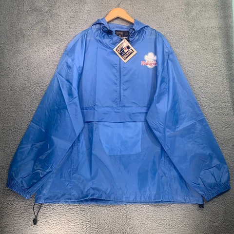 Texas Rangers Majestic Cooperstown Collection Mens 2XL 1/4 ZIP Rain Jacket New Cover