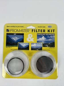 Promaster #1136 62mm Filter Kit: UV & Circular Polarizer New. Sealed - Picture 1 of 6