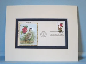 State Bird & Flower of Hawaii - Hawaiian Goose & Hibiscus & First Day Cover - Imagen 1 de 1