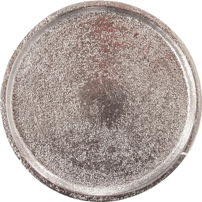 Castiçal elegante prata figura abstrata - Imagem 1 de 4