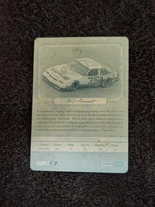 Neil Bonnett 2010 Press Pass Legends Racing Printing Plate. 1 /1 - Picture 1 of 4