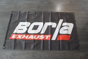 Borla Exhausts Banner Flag Car Racing Auto Parts Store Garage Speed Shop - Picture 1 of 4