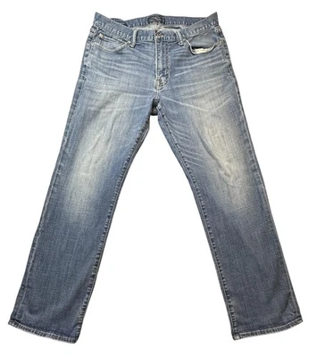Lucky Brand 361 Vintage Straight Jeans Mens 34x32 (34x30) Blue Medium Wash Denim - Image 1 of 4