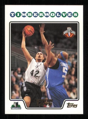 2008-09 Topps Gold Foil #200 Kevin Love  Basketball TIMBERWOLVES NM-MT - Image 1 of 3