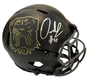 Quinshon Judkins Signed Autographed Browns Authentic Speed STS Helmet BAS COA - Picture 1 of 3