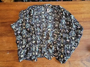 Victoria's Secret offene Strickjacke Oberteil Damen M/L Boho Bluse Schmetterling  - Bild 1 von 9