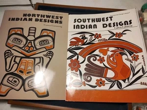 Pair of Indian Design Books by Caren Caraway, Southwest & Northwest - Picture 1 of 20
