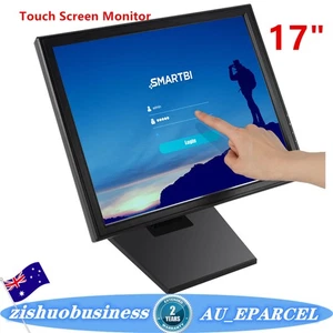 17 Inch Touch Screen Monitor Cash Register USB LCD POS Catering Order Machine AU - Picture 1 of 19