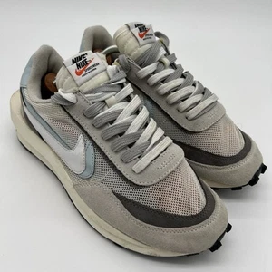 Nike LD Waffle Sacai Summit bianche taglia 8,5 uomo grigio azzurro spedizione veloce! - Foto 1 di 13